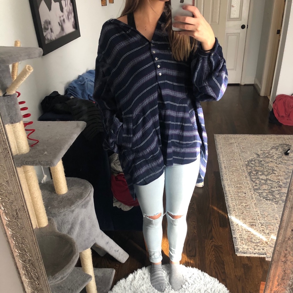 Free People light jacket/ hoodie